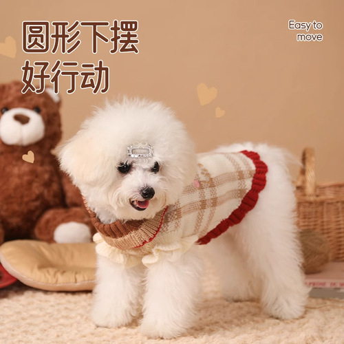 Dog and cat clothes, autumn and winter sweaters, kittens and small dogs, winter clothes, Teddy Bichon pet clothes, warm in winter