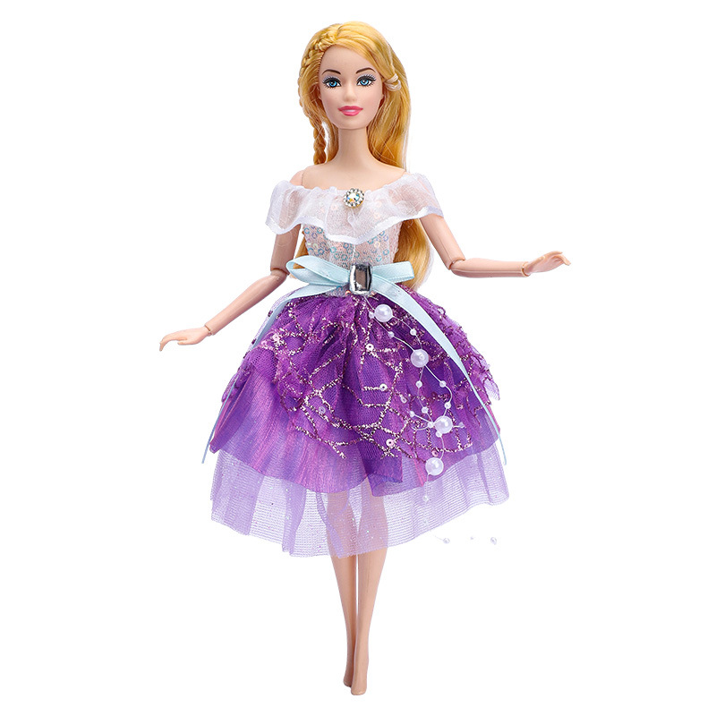 30cm Barbie muñeca ropa traje moda vestido princesa vestido encaje vestido niñas juguetes transfronterizos nuevo