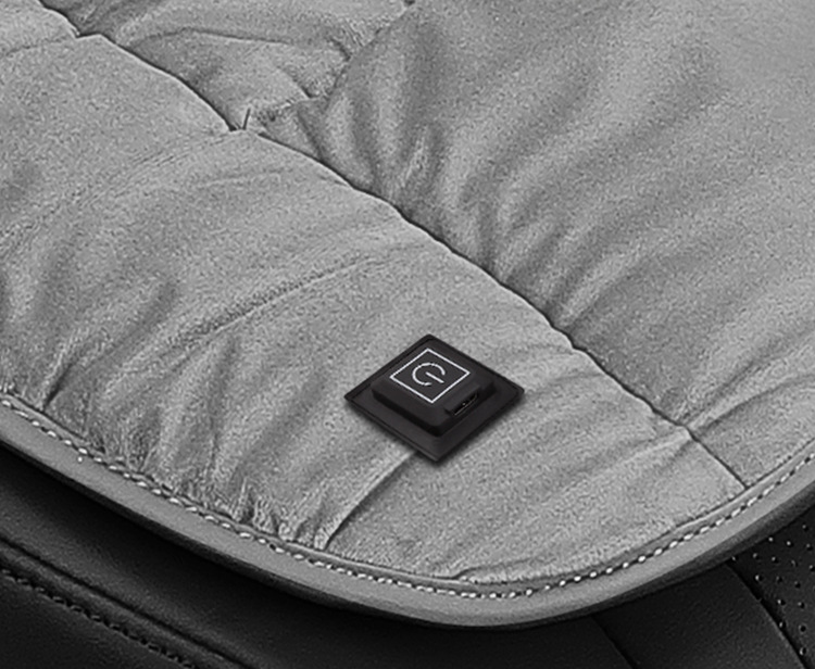 New Technology Graphene Automatic Start and Stop Heating Pad Usb12V Electric Heating and Warm Universal Car Seat Cushion Cover