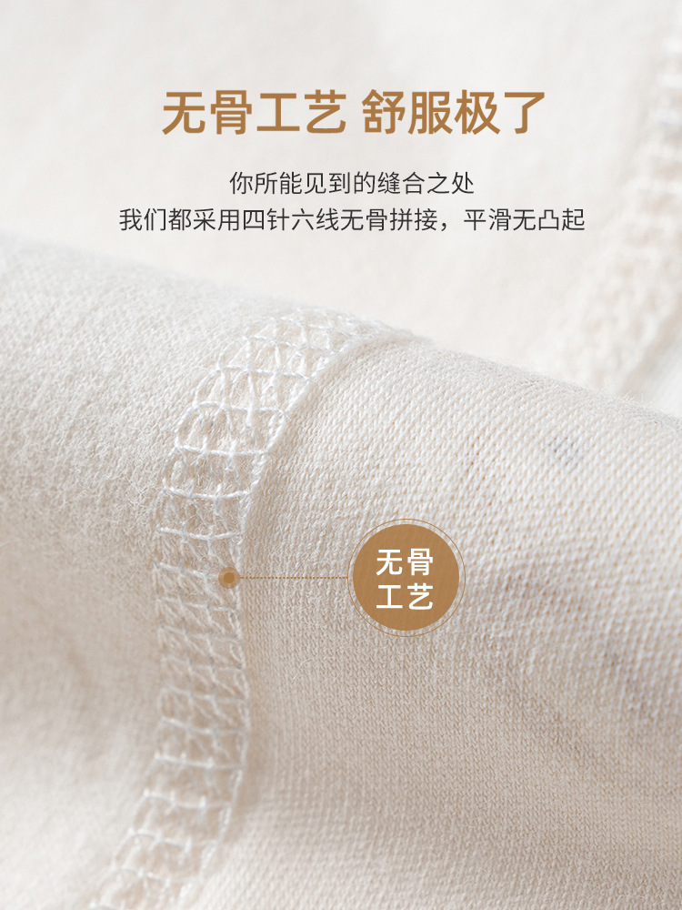 Ropa de pedo para bebé tipo A base otoño e invierno engrosado y relajante ropa para recién nacidos mameluco triangular de manga larga para mantener el calor