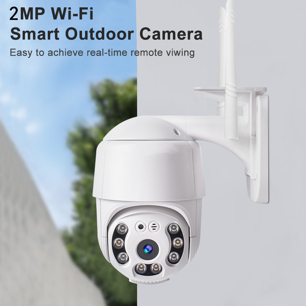 Yilot Outdoor Wireless Color PTZ IP Camera with 2 Million High Definition and Night Vision