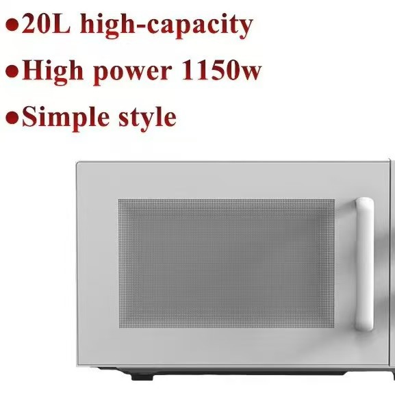 Mikrowellenherd im europäischen Stil, 20 Liter, mit Drehteller, Heiz- und Timerfunktion_voghion.com