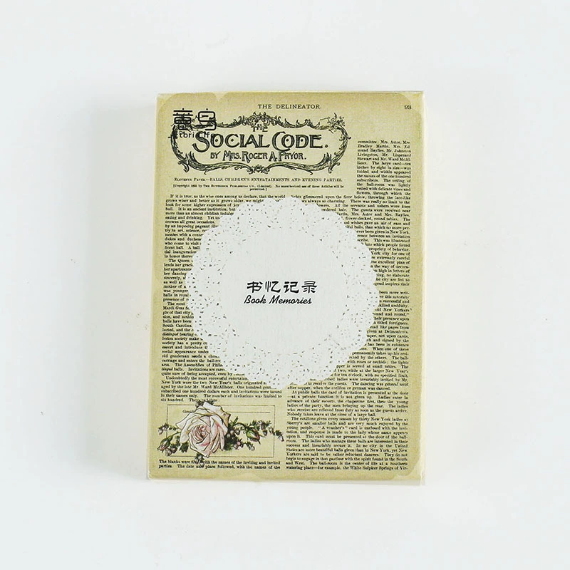 Набор наклеек серии Yifu Retro Cherish, литературный блокнот, материалы для DIY, 30 штук, 4 дизайна по 4 шт.