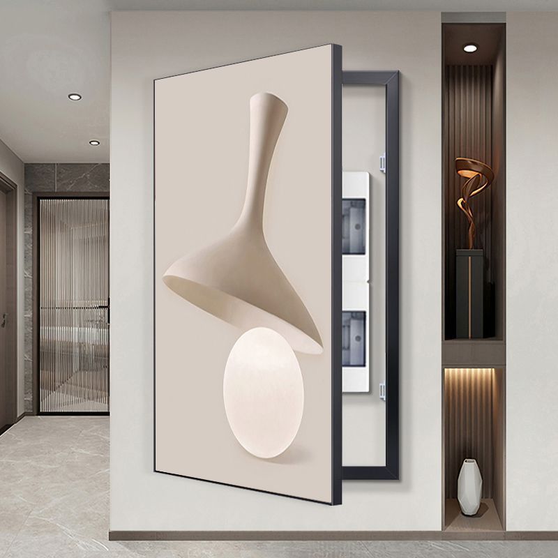 Nordic Vertical Electric Meter Box Decorative Painting, No-Drill Living Room and Dining Room Distribution Box, Switch Box, Weak Current Box Cover