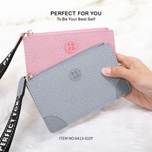 跨境货源新款钱包学生女简约多功能牛仔布钥匙包大容量卡包女式