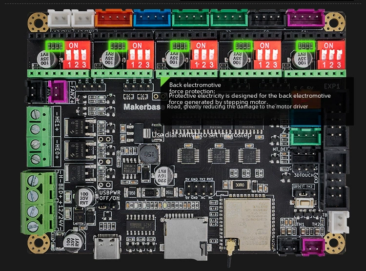 Микросхема монтируемая 3D принтера MKS TinyBee Bee контроллер ESP32 WIFI MINI12864