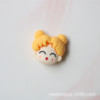 Cartoon resin with accessories, small bell, children's hair rope, hairgrip, set, transport, handmade