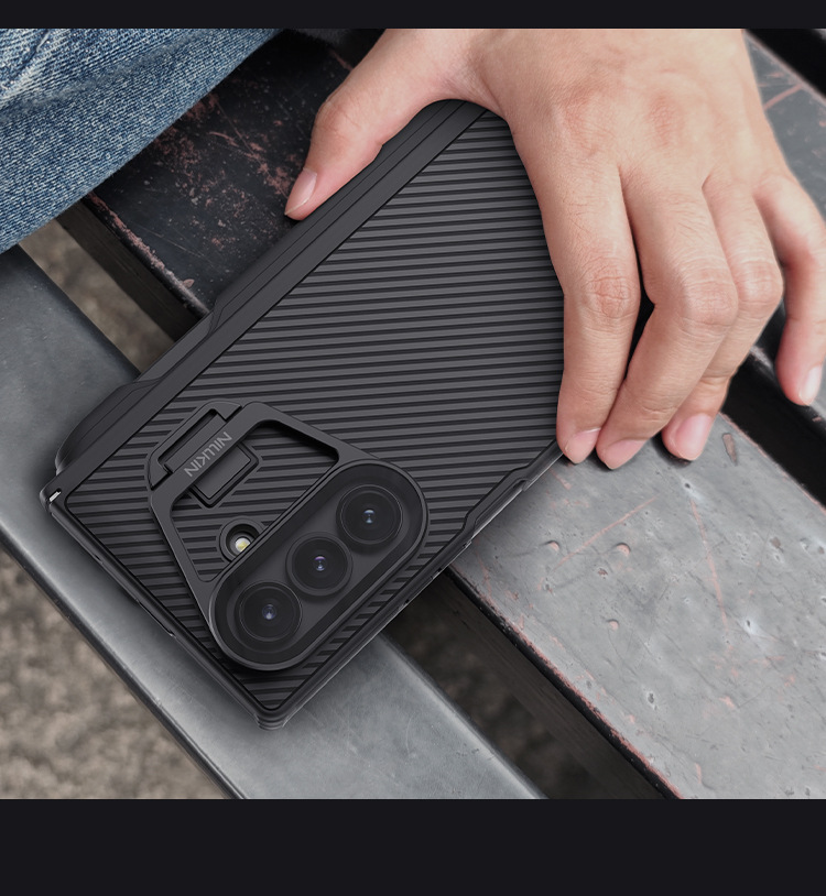 Ốp lưng gập Nillkin cho Samsung Z Fold có nắp gương trong suốt, chân đế và ngăn đựng bút W26 — Gương đen Prop cầm bút-Nắp gương trong suốt-Đen, Gương đen Prop [Phiên bản từ tính] Nắp gương trong suốt cầm bút-Đen, Gương đen Prop [Phiên bản từ tính] Nắp gương trong suốt cầm bút-Màu đen trong suốt, Samsung Z Gấp 7 5G/W26 chi tiết 15