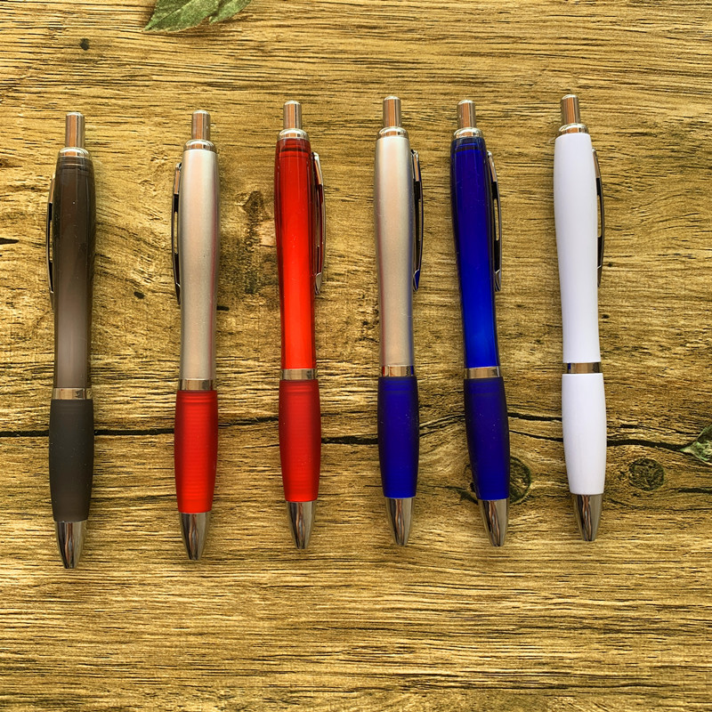 PENS color pinza bolígrafo publicitario de presión de movimiento logotipo de impresión de bolígrafo publicitario UV regalos comerciales bolígrafo transfronterizo