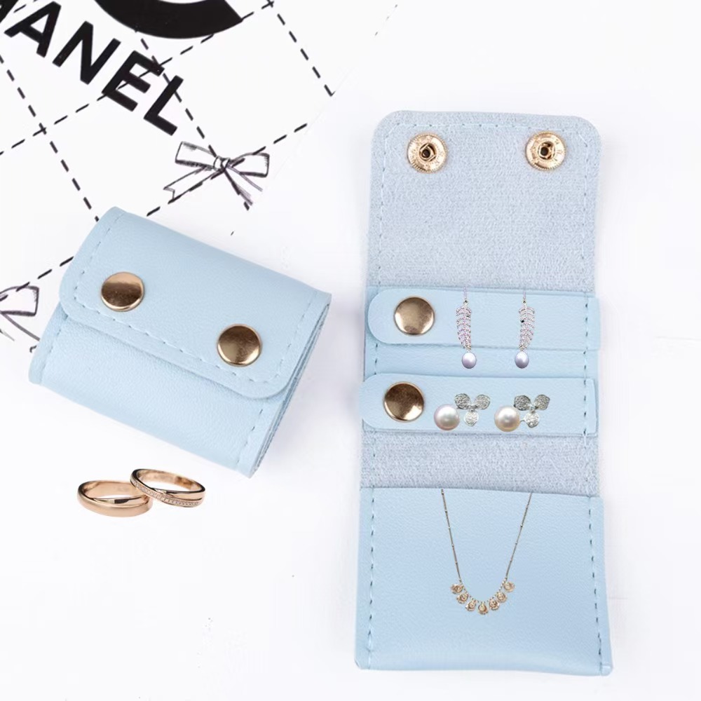 PU Deri Çok Fonksiyonlu Yaratıcı Moda Takı Çantası Taşınabilir Seyahat Mücevher Yüzük Küpe Halka Saklama Mini Çanta
