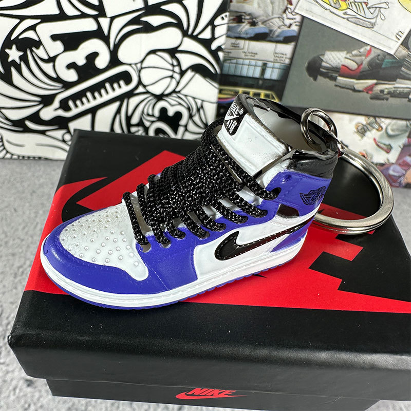 50. purple and white toes + box