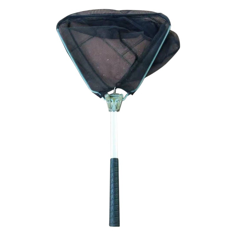 Aluminum Alloy Triangle Copy Net Folding Hand Copy Net Fishing Gear Supplies Accessories 30cm Triangle Head Fishing Rod Bracket Head