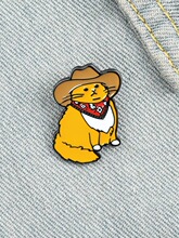 V 93254 Funny Cat Frog Middle Finger Pin Ȥζ�������� �羳