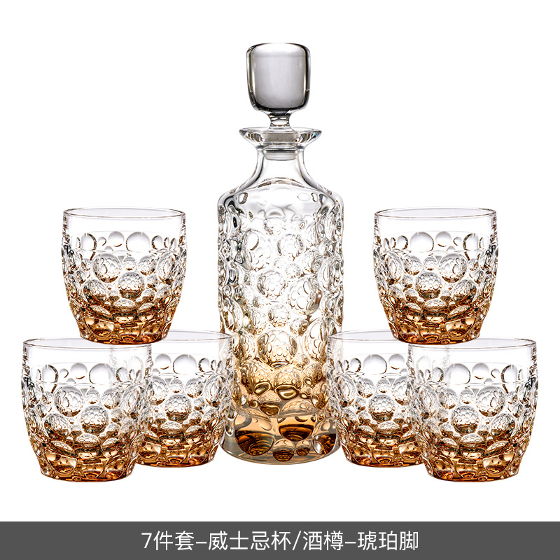 Lexus original checo de color burbujeante taza de whisky de color puro y lujoso botella de cristal sin plomo image 14