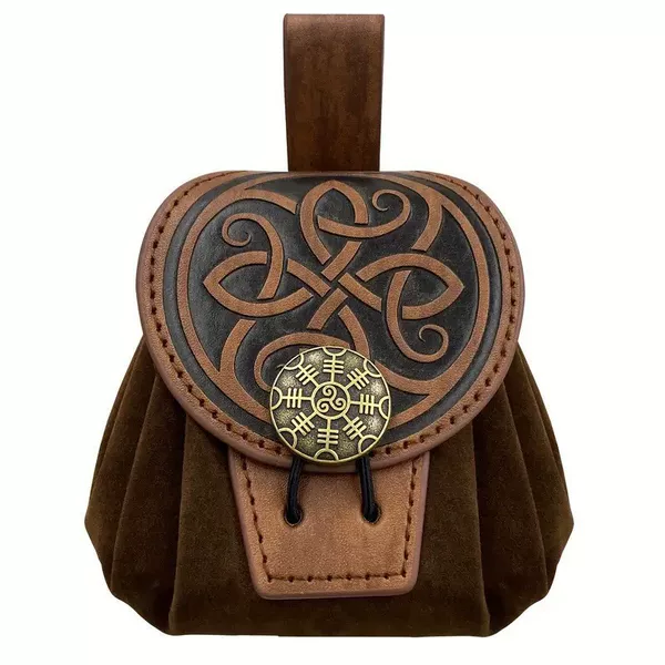 Medieval Disc Bag Scandinavian Viking Style Retro Cosplay Props Amazon Temu Cross-Border Hot Style