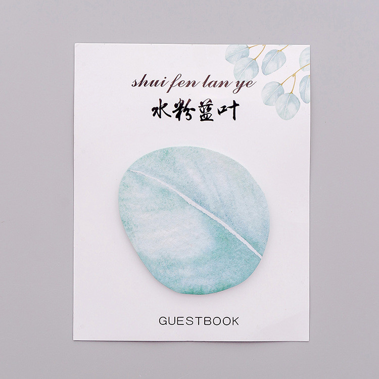 4 paquetes 10 paquetes de hojas de árbol en forma de notas de notas N veces pastas creativas simples pequeñas frescas desde