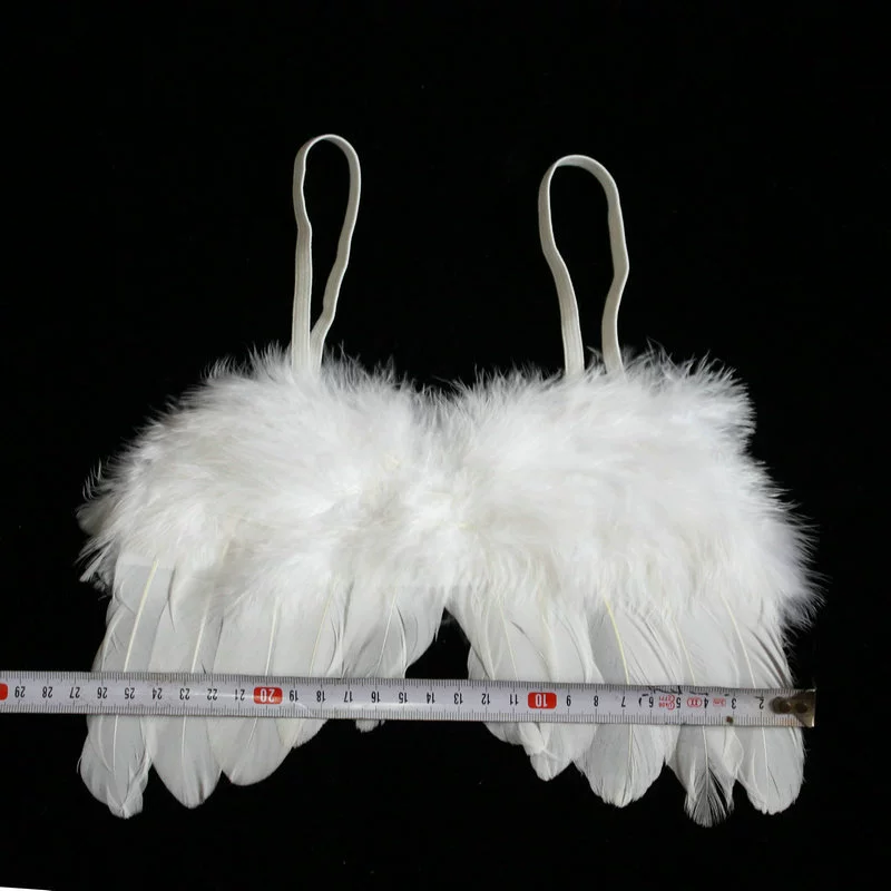 Фотопроп Angel Wings, набор перьевых ореолов для малышей, размеры 20×16 и 28×16 см