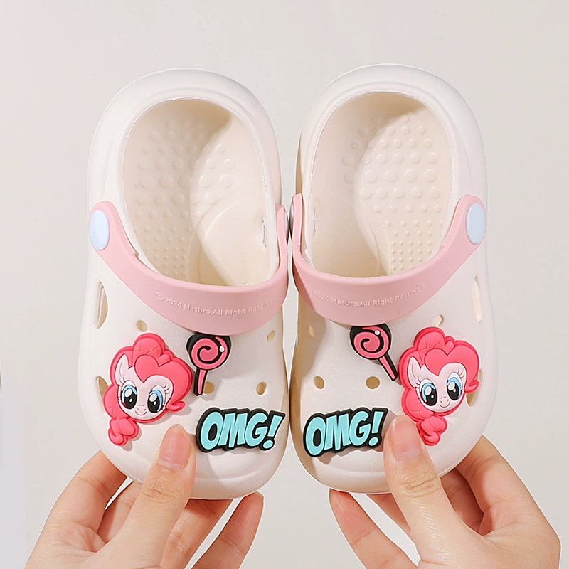 Маленькая пони Поздравительная Cute детская трансформер, обувь, летняя пляжная обувь, сандалии, тапочки, Царь-го