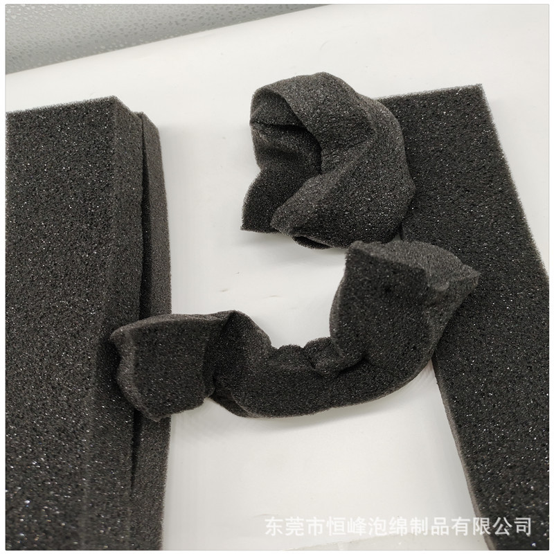 黑色加慢再慢的慢回弹海绵条  惰性海绵片材 护具软垫适用海绵