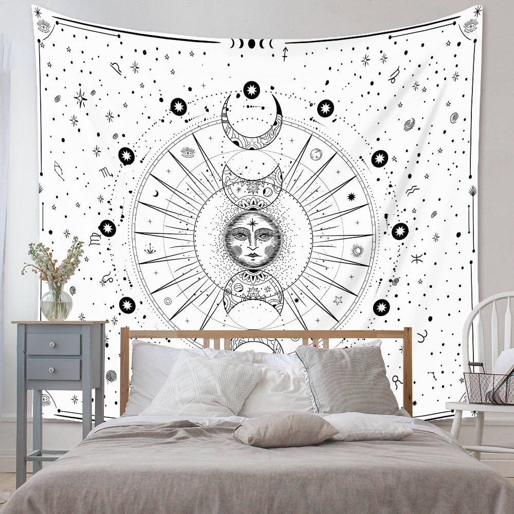 Home Cross-border Bohemian Tapestry Room Decoration Wall Cloth Mandala Decoration Cloth Tapestry display picture 71