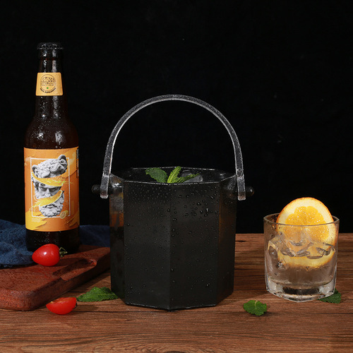 Plastic transparent ice bucket bar KTV acrylic ice bucket ice bucket beer champagne bucket ice bucket manufacturer wholesale