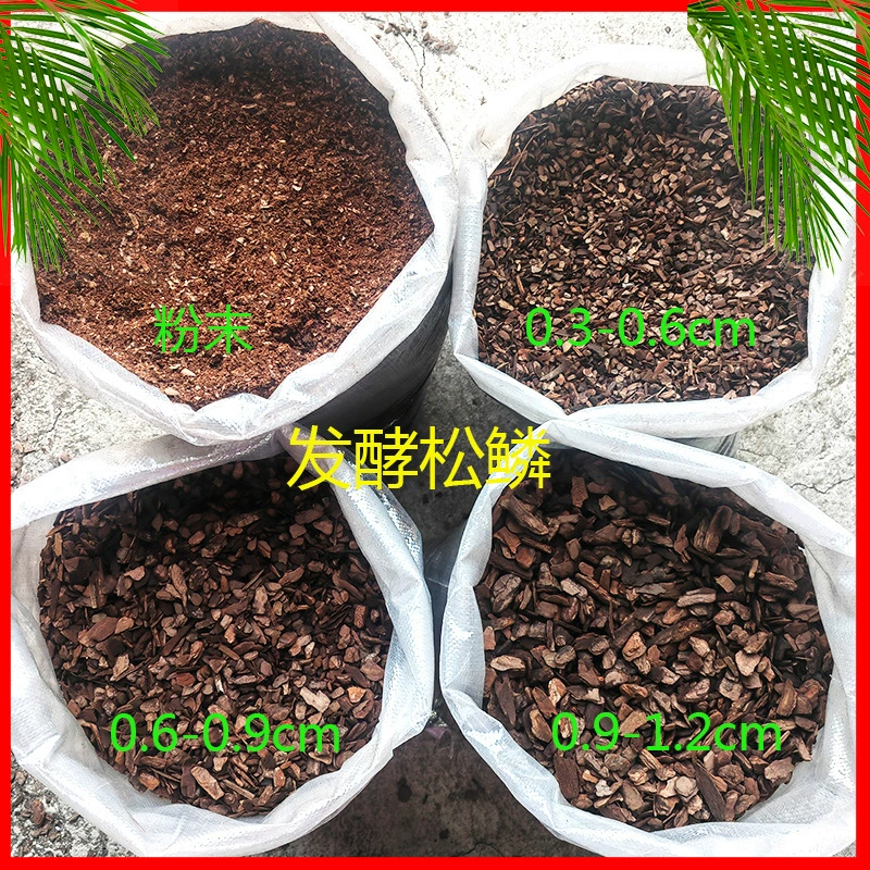 Оптовая Продажа с фабрики полированная сосновая кора Ферментированная сосновая чешуя полированная сосновая кора Органическая мульча зеленая тротуарная кора