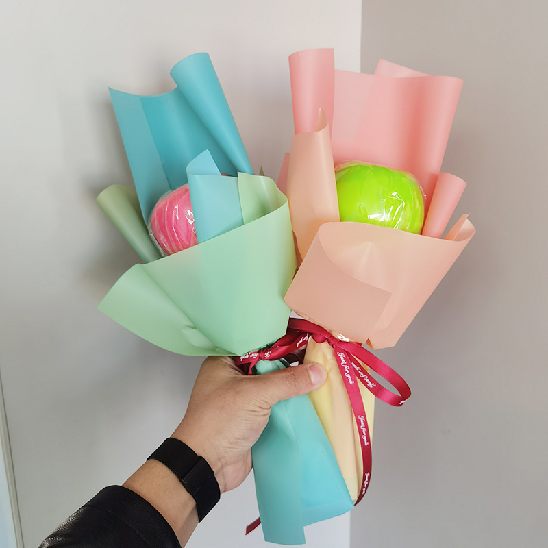 圣诞苹果小花束diy材料包平安夜零食水果自制包装纸套装节日礼物