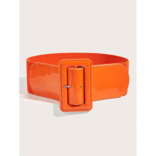K 75603 Wide patent leather waist belt ��Ƥ����Ůʿ����