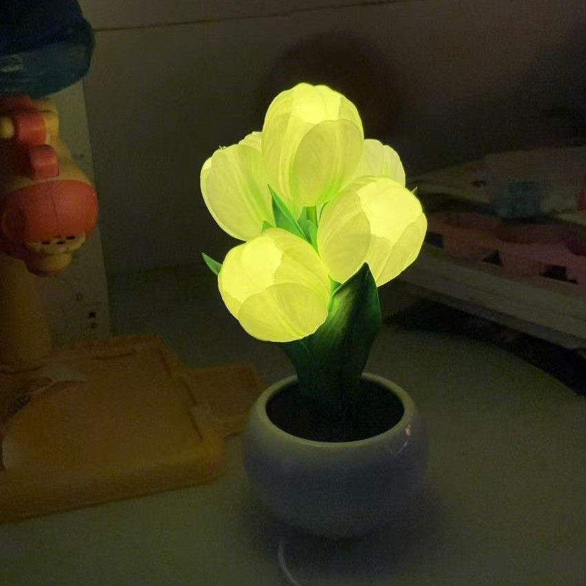 Lámpara Nocturna de Tulipán