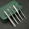 Cosmetic tools set for nails stainless steel