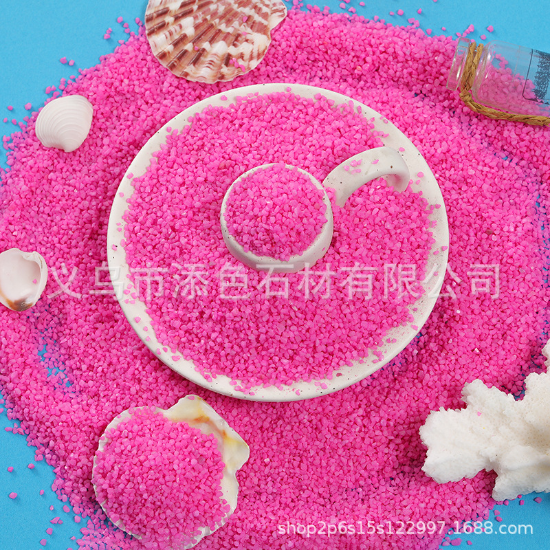 Rojo rosa 10 - 20 mallas 1 kilogramo