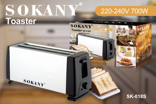 Cross-border SOKANY 018S Home Automatic Toasting Machine Four-Slice Sandwich Maker Small Bread Machine Toaster