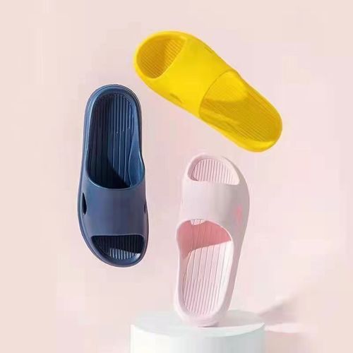 Slip-on Summer Home Indoor Room Slippers Anti-slip Bathroom Shower Women Anti-odor Thick Sole Silent Cool Slippers Men