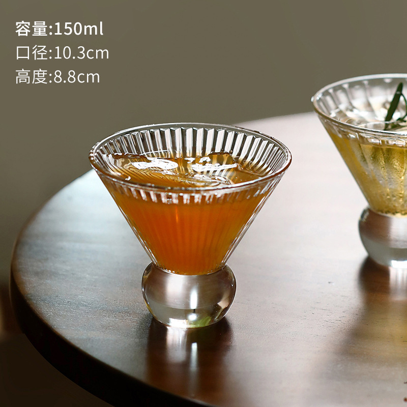 矮脚创意鸡尾酒杯冰淇淋杯子玻璃高颜值冰沙酸奶雪糕杯果汁甜品杯|undefined