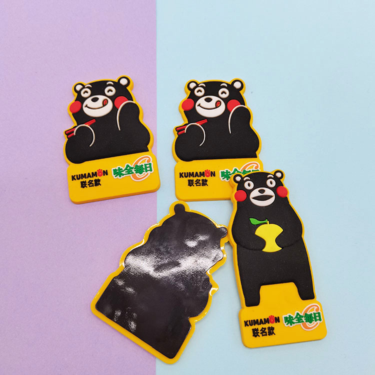 magnetic cartoon cute fridge magnet from soft rubber PVC