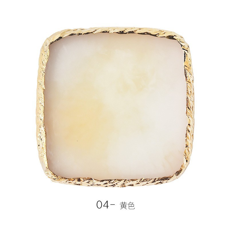 사각 레진 팔레트 옐로우