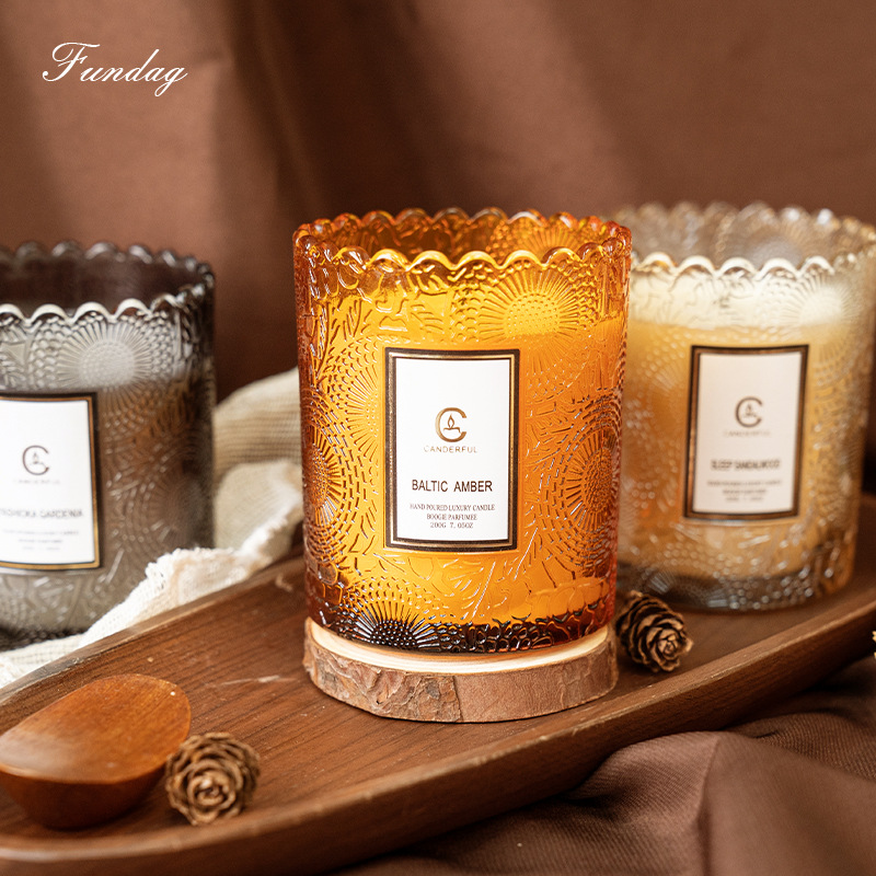Scented Candles Tea Light Holders Soy Wax Aromatherapy Candles Gift Glass Bowl Candle Fragrance Aroma Candle Wholesale