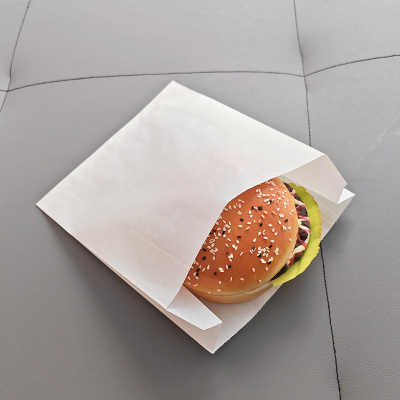 アコーディオン尖底耐油紙袋ロゴチキンステーキチキンレッグバーガーチキンポップコーンフライドポテトフライドチキンテイクアウト包装紙袋|undefined