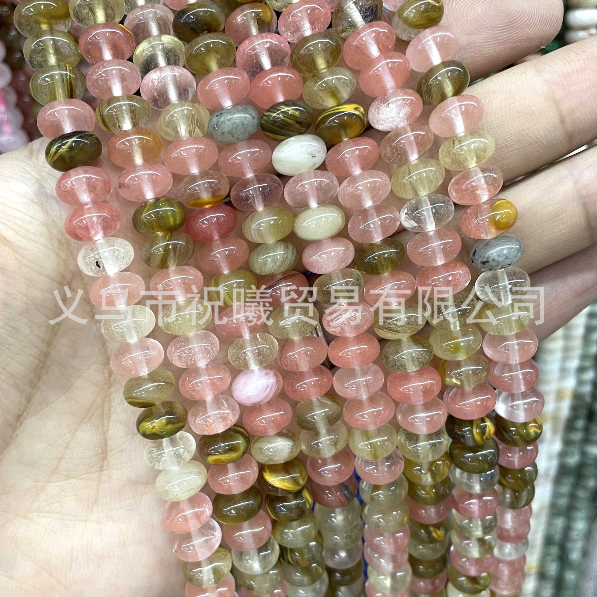 Watermelon leather abacus