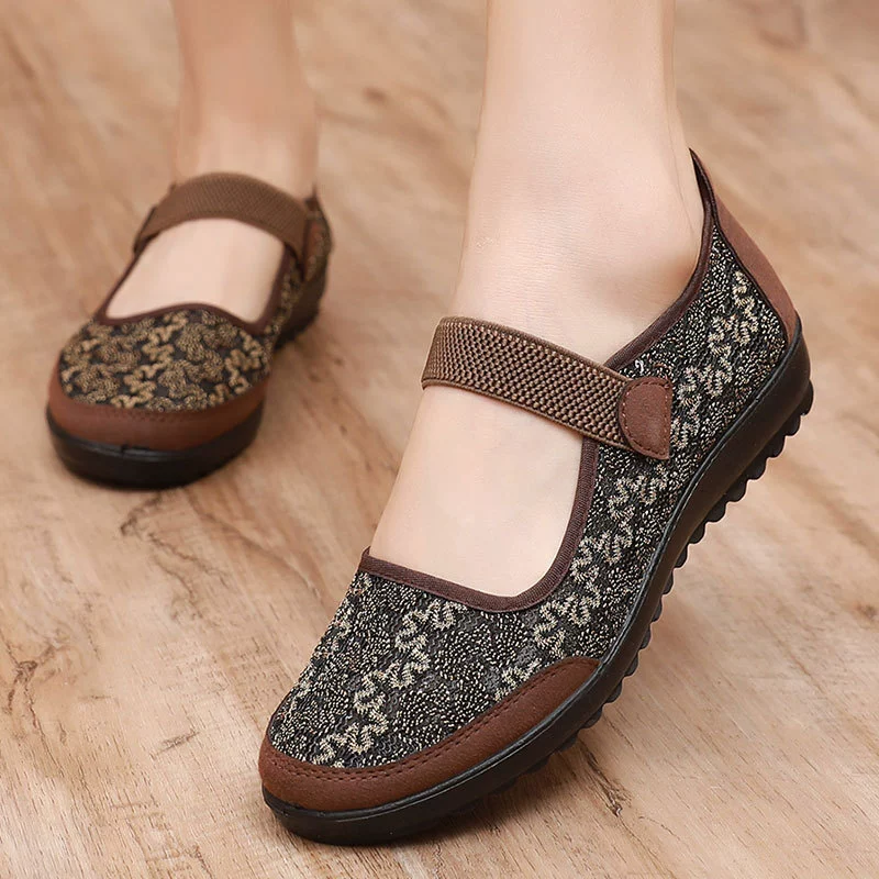 Slip-ons, summer footwear, shoes, sandals for mother