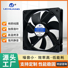 EC12025變頻風扇220V工業機櫃逆變器配電櫃耐高溫軸流散熱風扇