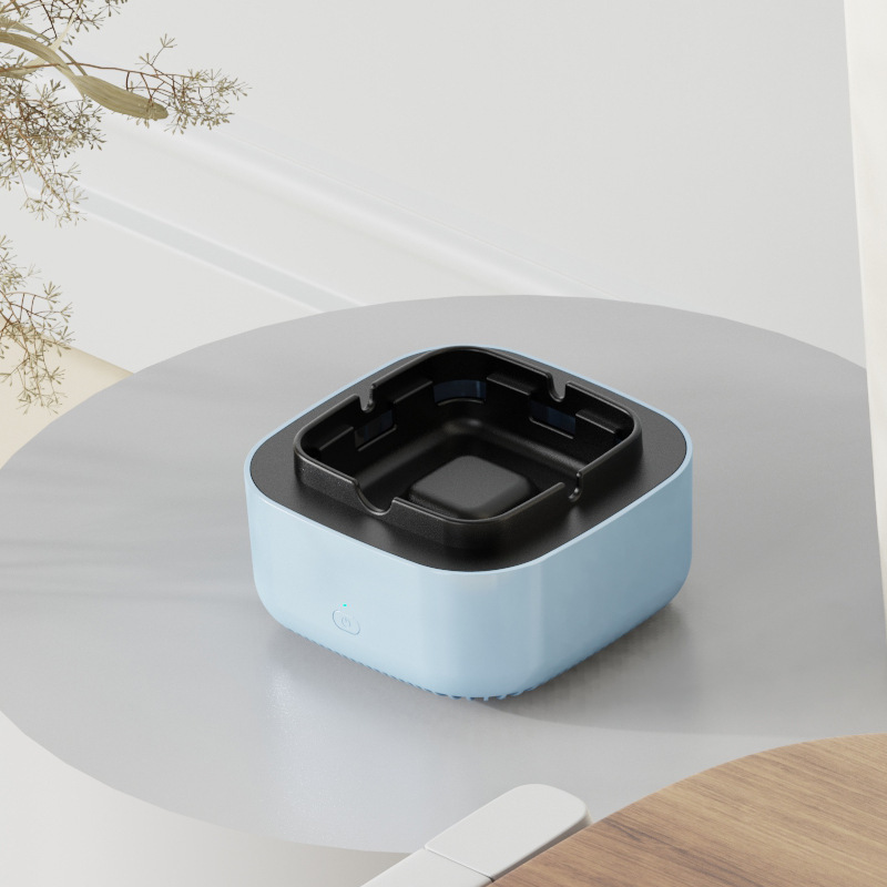 新品電子灰皿空気清浄機usb充電マイナスイオンオフィス家庭用アロマ除煙味ギフト|undefined