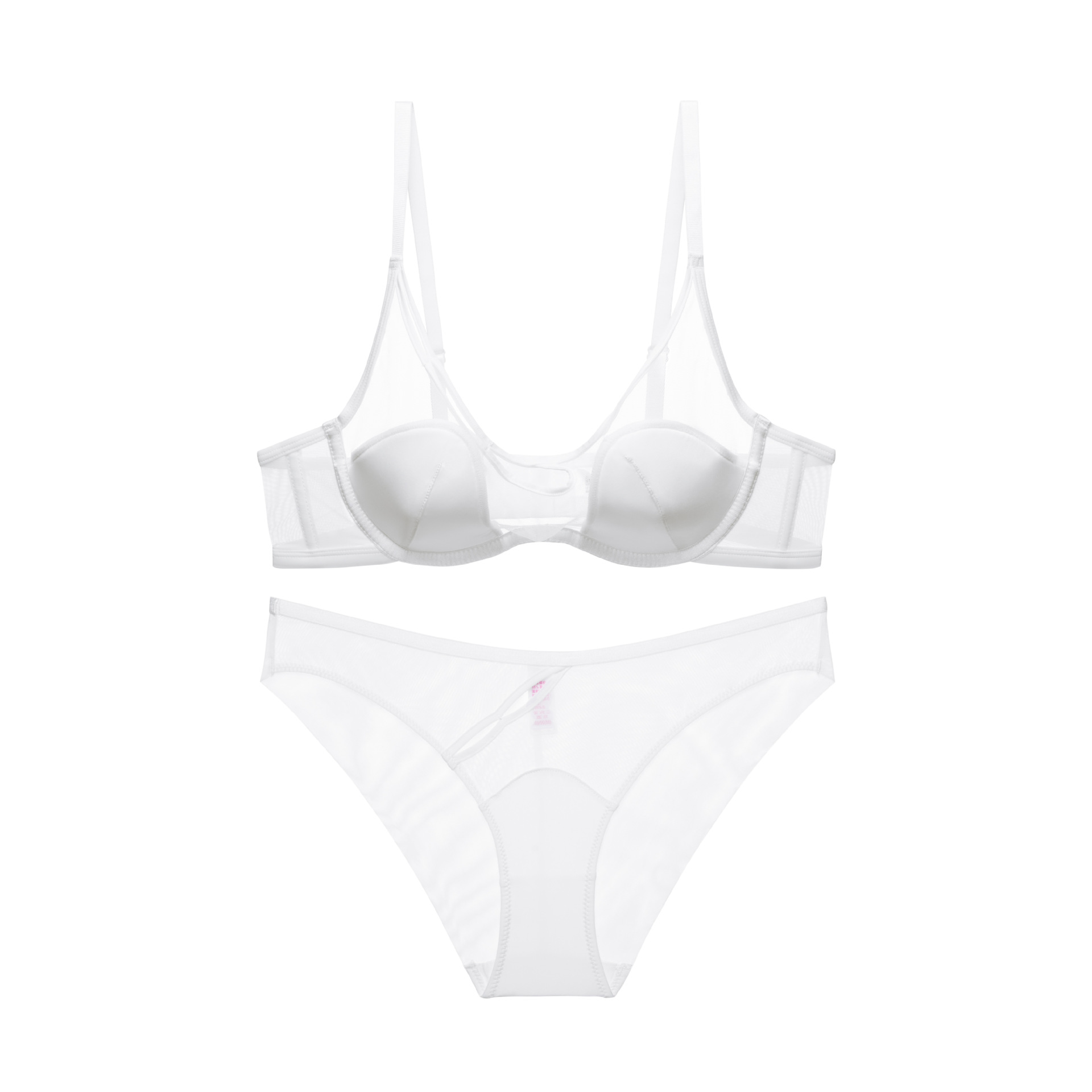 Ropa interior de las mujeres sexy Sujetador de encaje traje transfronterizo puro deseo sin costuras pequeño pecho empuje hacia arriba el comercio exterior sujetador transparente Delgado