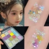 01#16-color mermaid sequin eye shadow with built-in stickiness