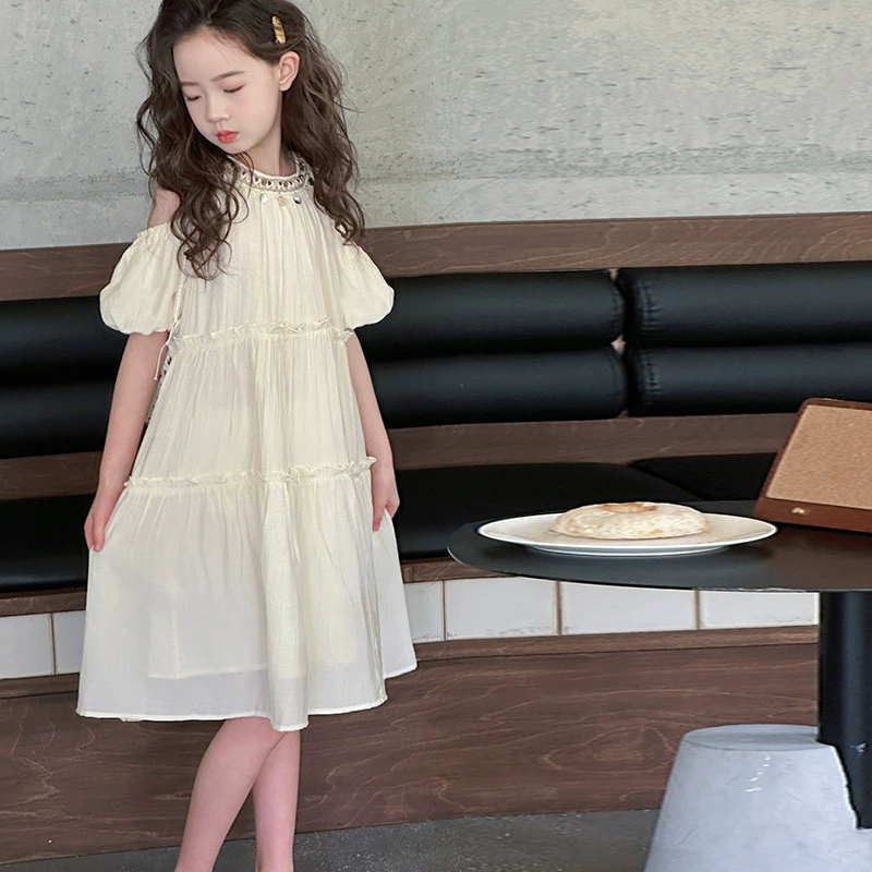 Summer dress, summer clothing, small princess costume, skirt, western style, for teenagers