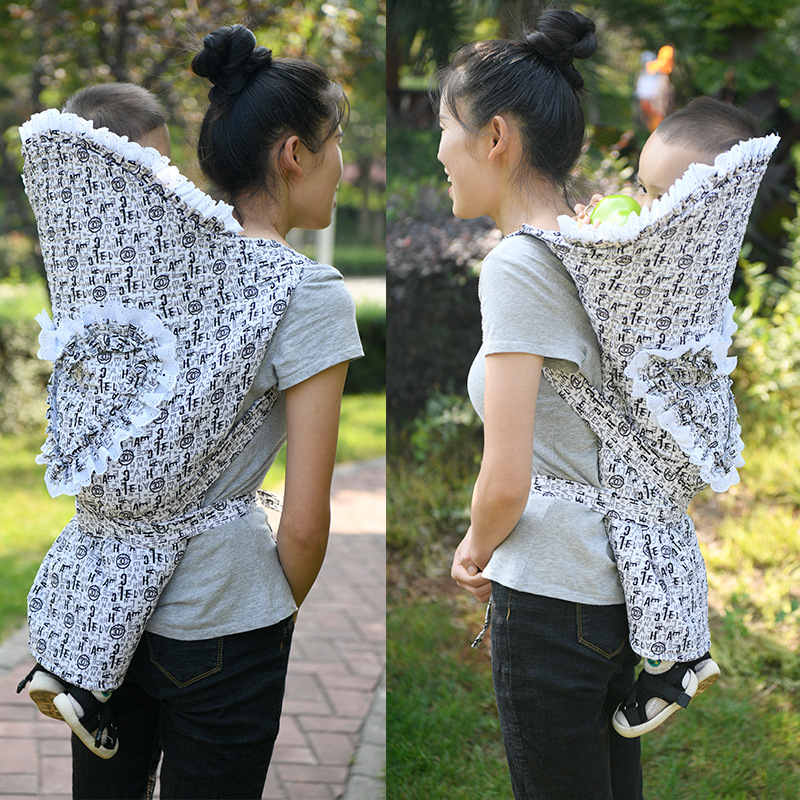 Traditional Children's Carrier with Embroidered Heart Design, Available for Wholesale, Thickened