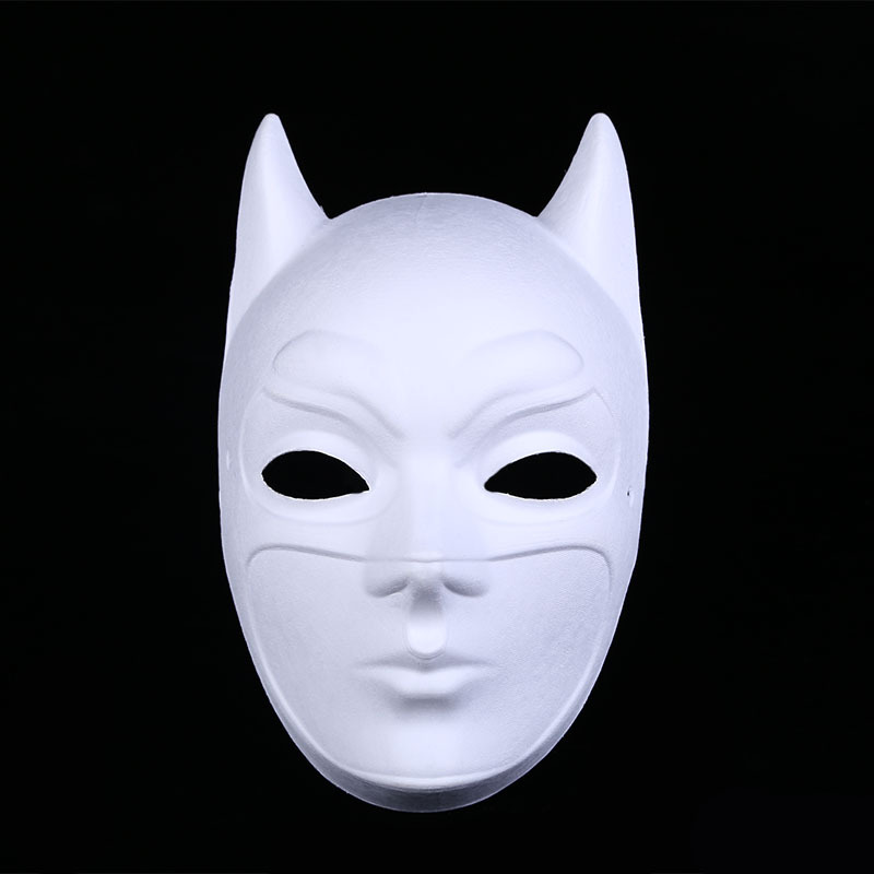 Máscara de zorro de papel maché – DIY, para pintura/teatro/Halloween