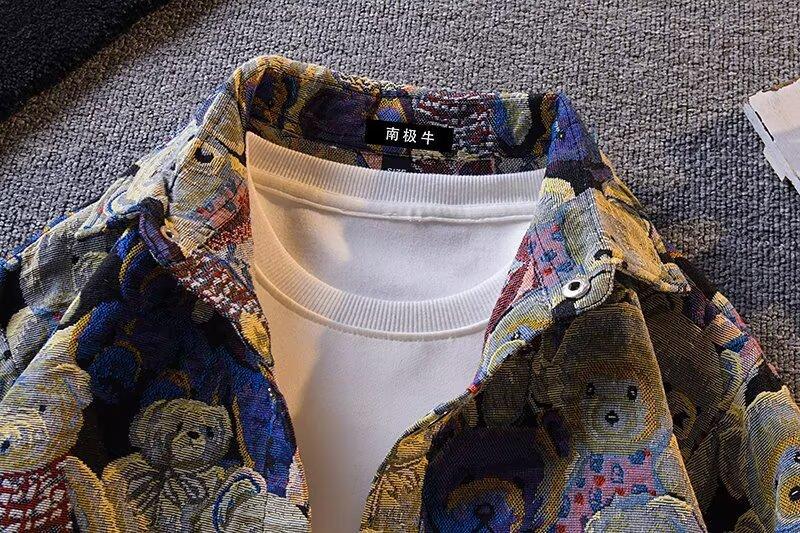 2025 Frühling und Herbst Cool für Männer, Ins High Street Trendy Brand, Harajuku Style, koreanische Version, Loose Fit Jacke_voghion.com