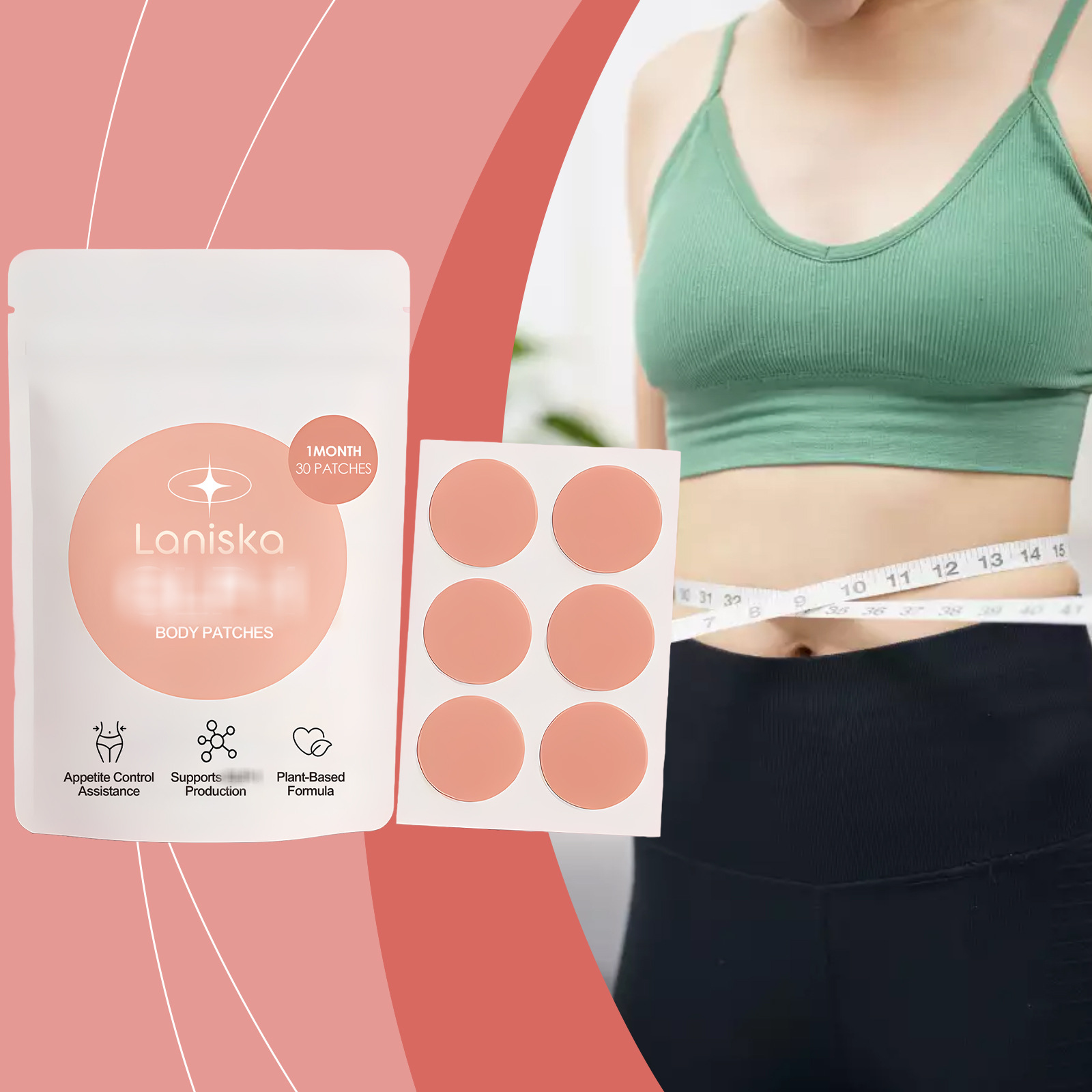 LANISKA身体护理贴片 温和舒适肌肤线条管理呵护轻盈身体护理贴片