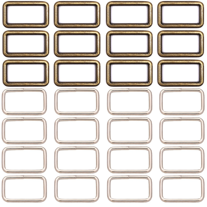 Metal word buckle, rectangular buckle, square buckle, strap connection buckle, hardware luggage and clothing accessories